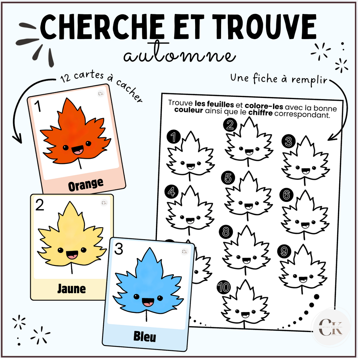 L'automne préscolaire